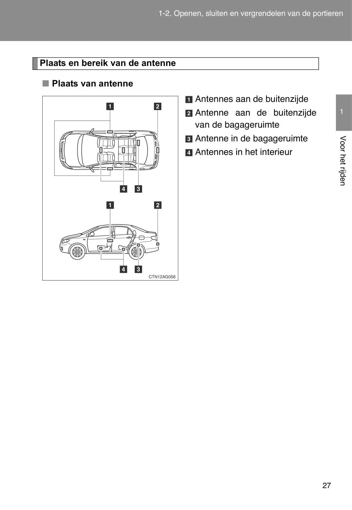 2007-2009 Toyota Corolla Manuel du propriétaire | Néerlandais