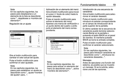 Opel Cascada Manual de infoentretenimiento 2013 - 2018