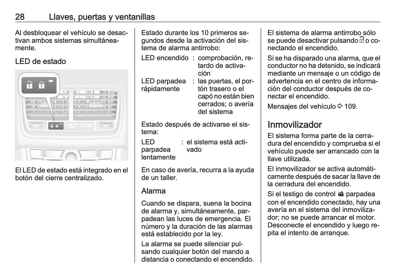 2016-2017 Opel Meriva Owner's Manual | Spanish