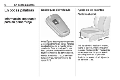 2016-2017 Opel Meriva Owner's Manual | Spanish