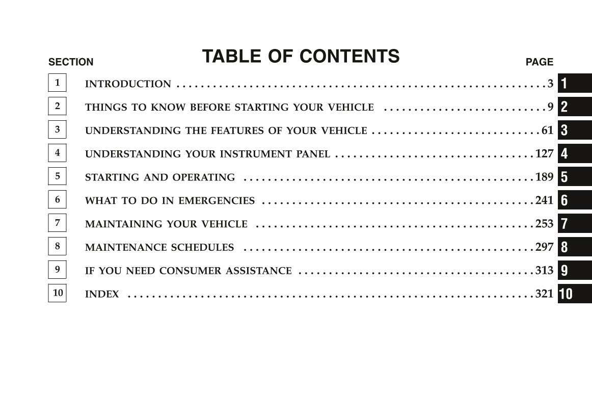 2006 Dodge Charger Owner's Manual | English