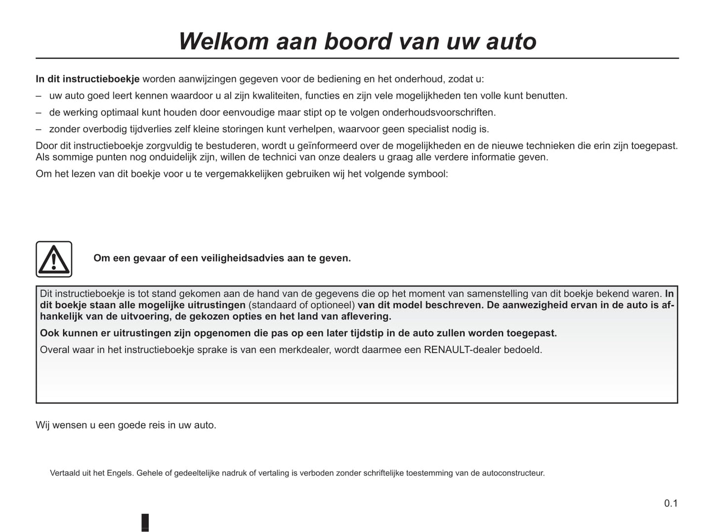 2015-2016 Renault Twingo Owner's Manual | Dutch