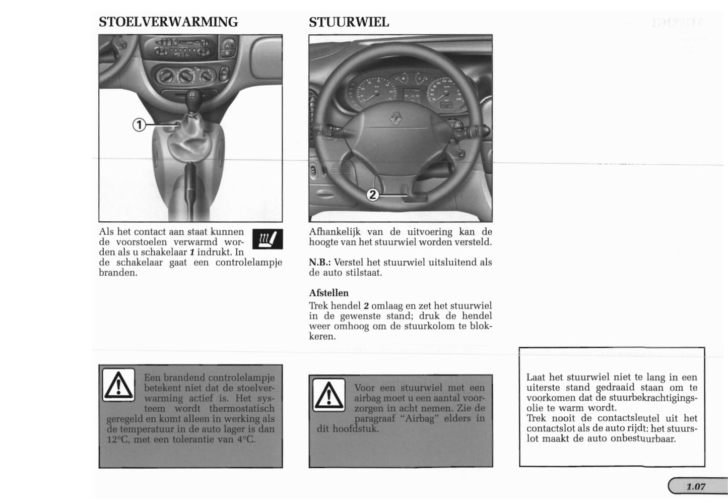 1998-1999 Renault Mégane Coupé/Mégane Coach Owner's Manual | Dutch