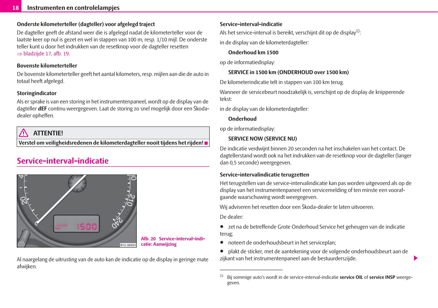 1997-2004 Skoda Octavia Manuel du propriétaire | Néerlandais