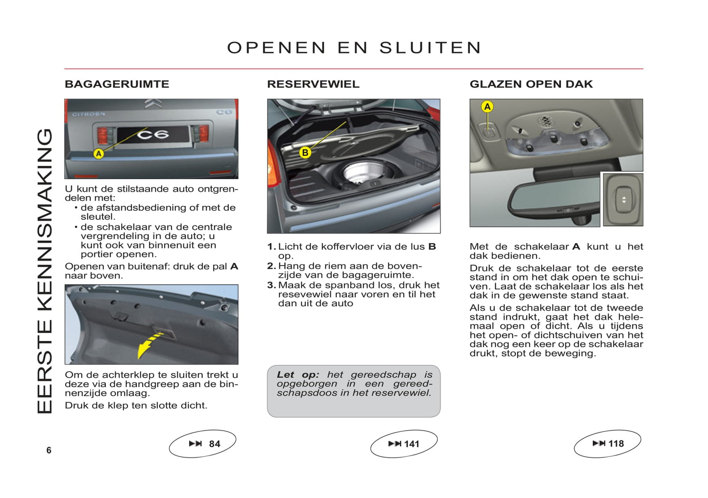 2006-2013 Citroën C6 Manuel du propriétaire | Néerlandais