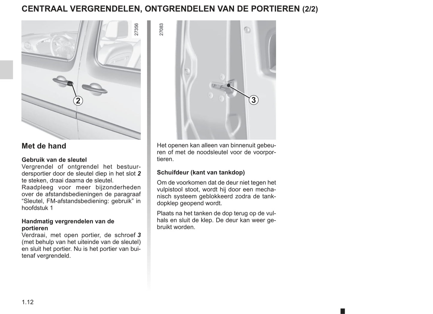 2003-2008 Renault Kangoo Manuel du propriétaire | Néerlandais