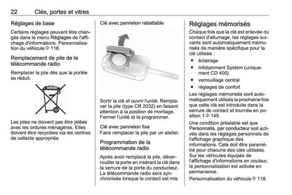 2016-2017 Opel Meriva Owner's Manual | French