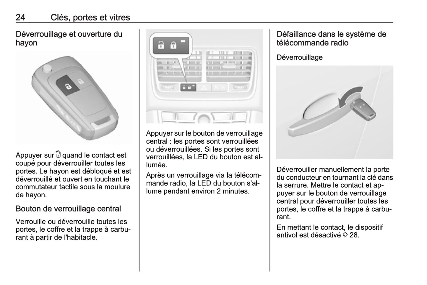 2016-2017 Opel Meriva Owner's Manual | French