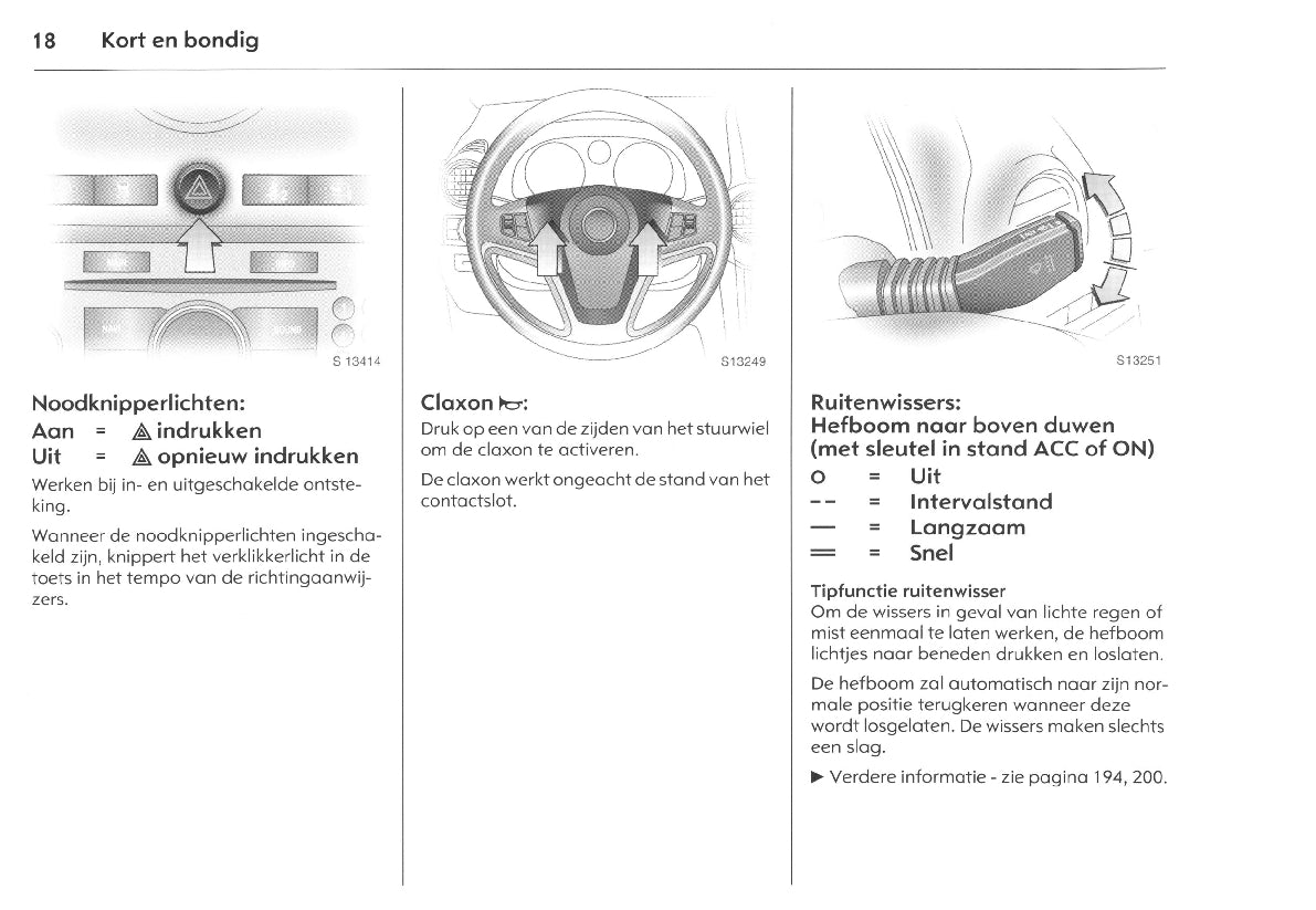 2007-2011 Opel Antara Owner's Manual | Dutch