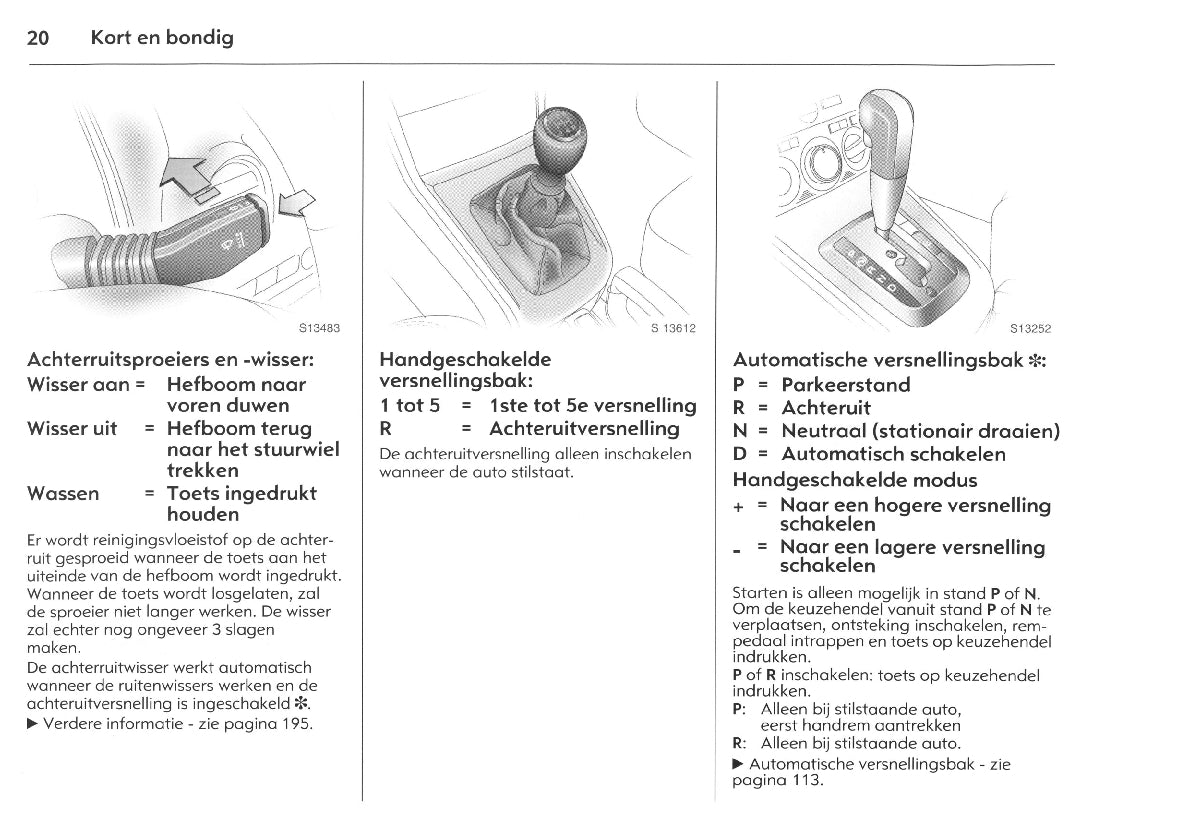 2007-2011 Opel Antara Owner's Manual | Dutch