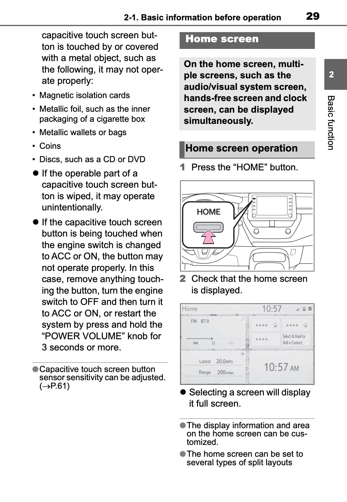 Toyota Touch Multimedia & Navigation Manuel du propriétaire 2019 - 2021