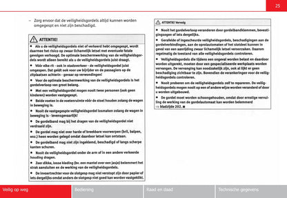 2006-2007 Seat Altea Owner's Manual | Dutch