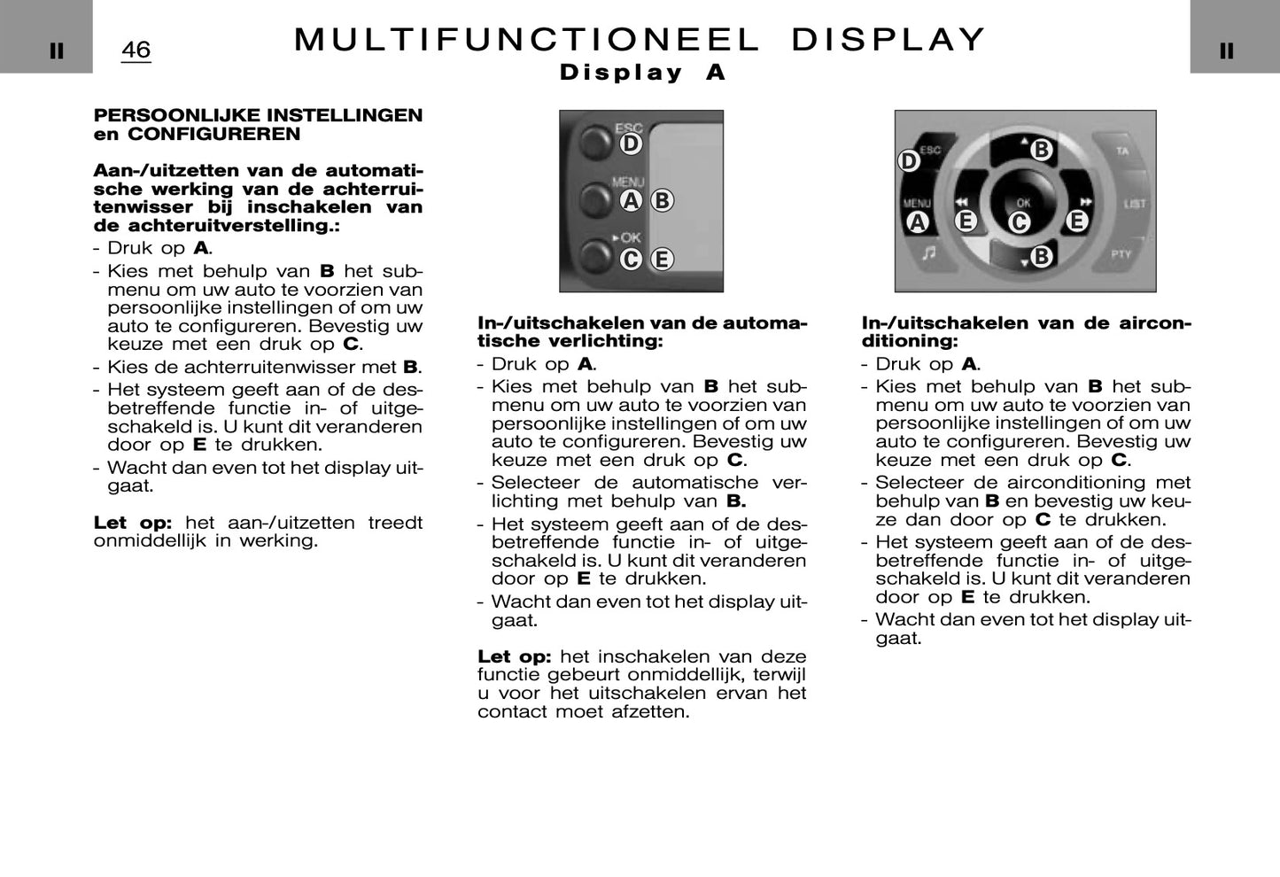 2005-2006 Citroën C5 Owner's Manual | Dutch