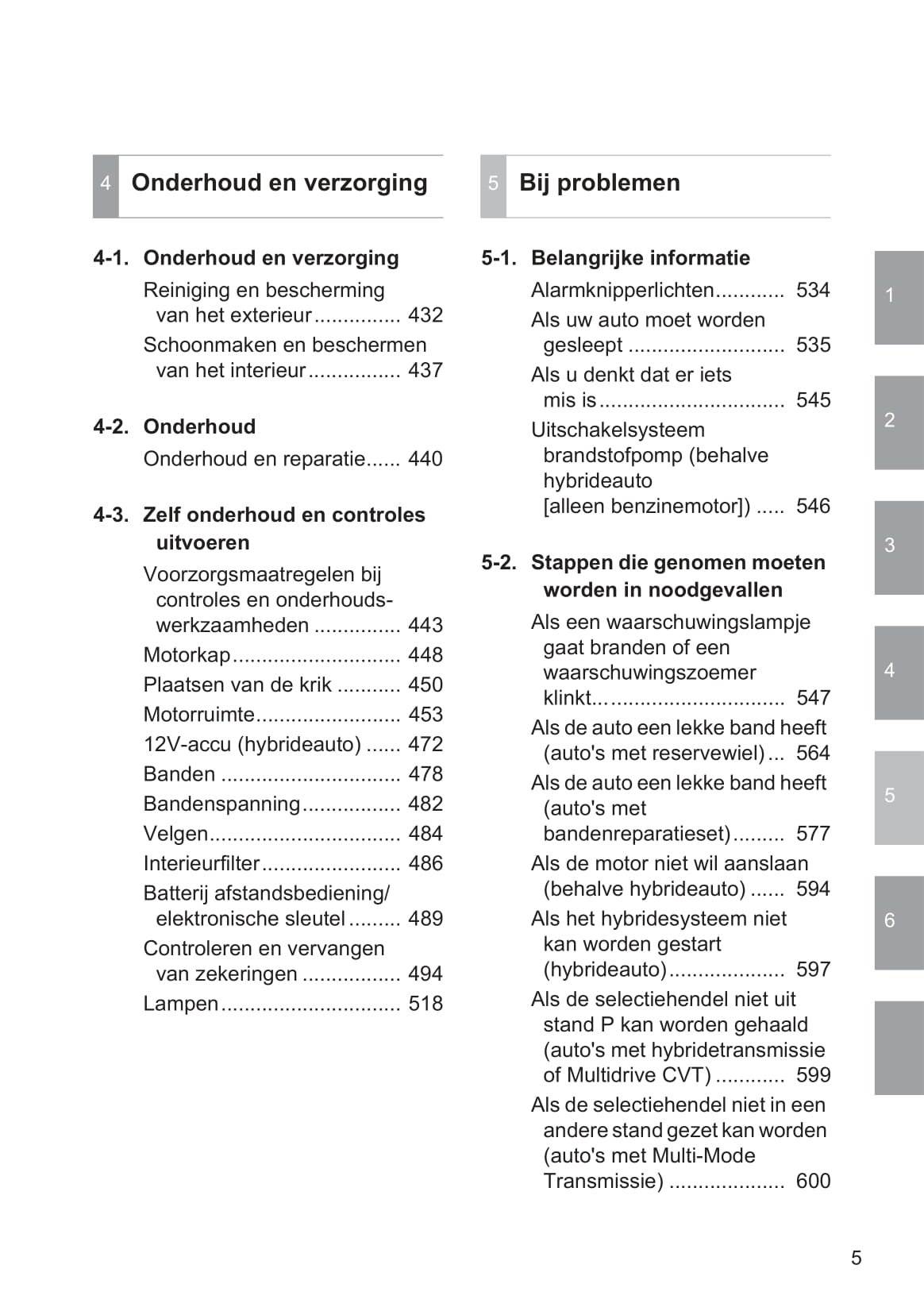 2013-2014 Toyota Yaris/Yaris Hybrid Owner's Manual | Dutch