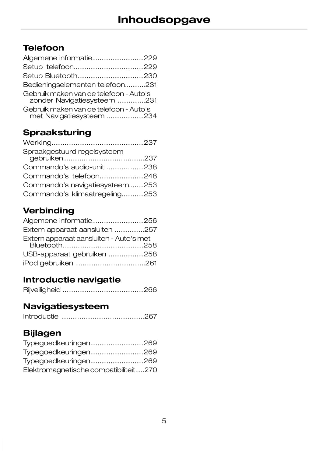 2008-2011 Ford Focus Owner's Manual | Dutch