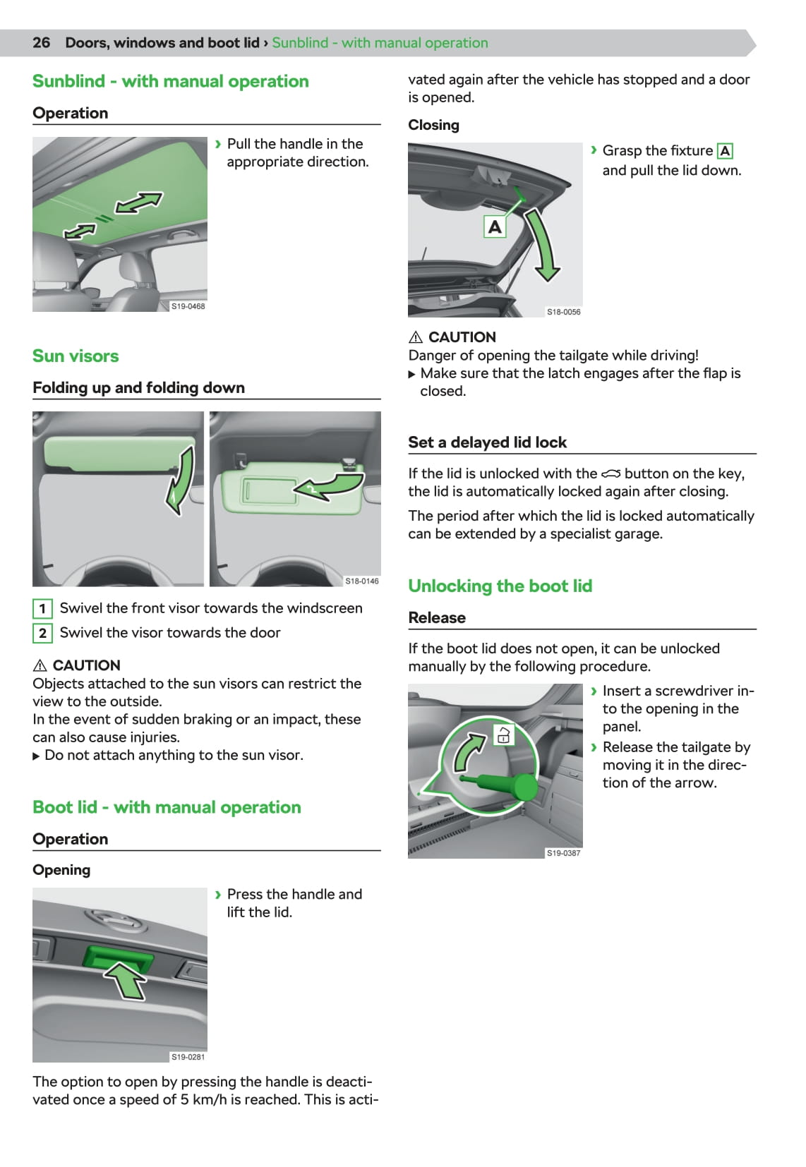 2020-2021 Skoda Fabia Owner's Manual | English