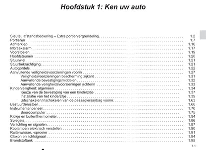 2012-2013 Renault Trafic Owner's Manual | Dutch