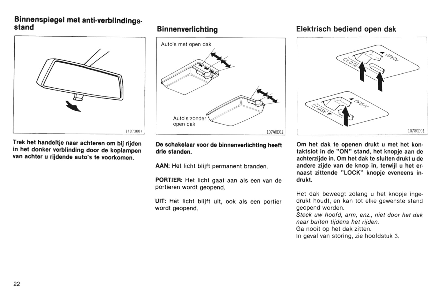 1985-1986 Toyota Starlet Owner's Manual | Dutch