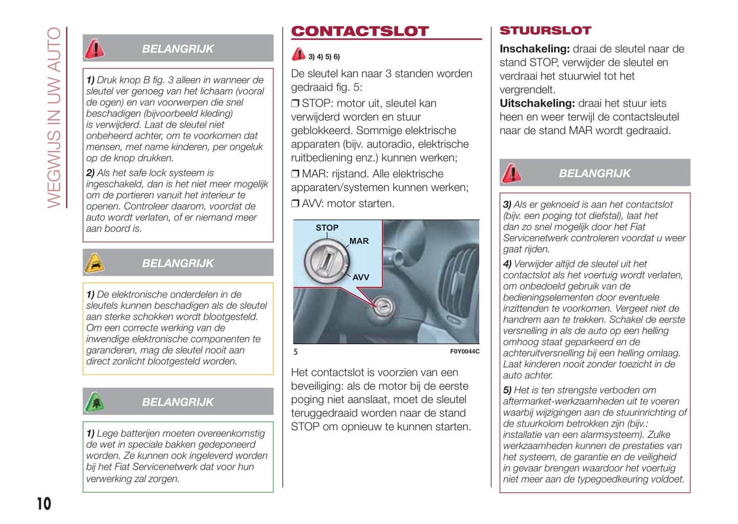 2012-2017 Fiat 500L Manuel du propriétaire | Néerlandais