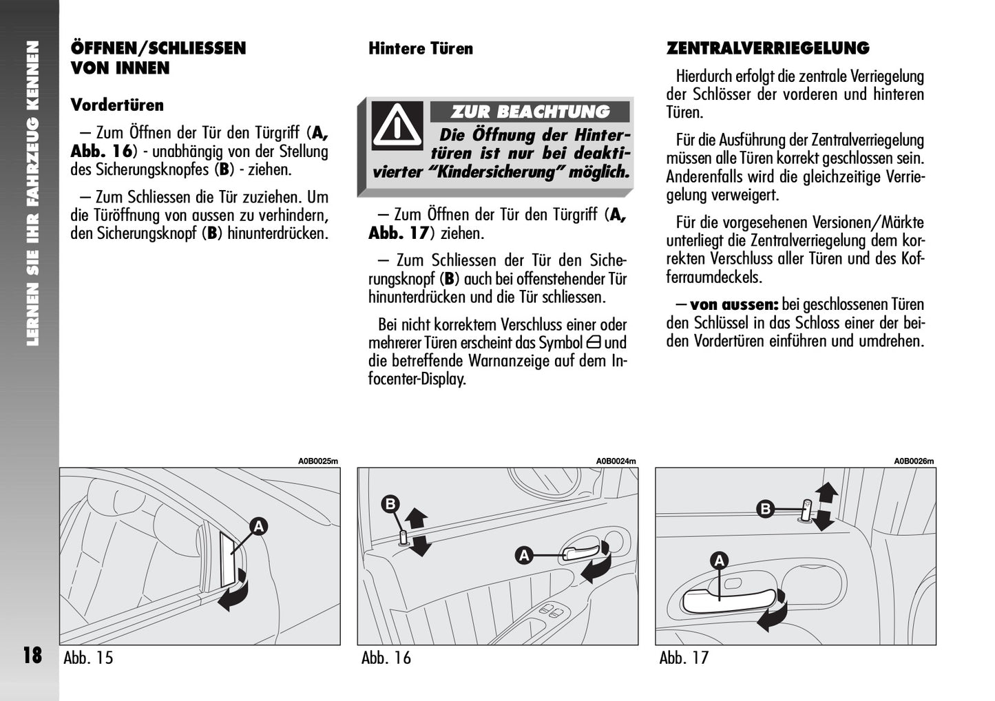 2004-2008 Alfa Romeo 156 GTA Owner's Manual | German