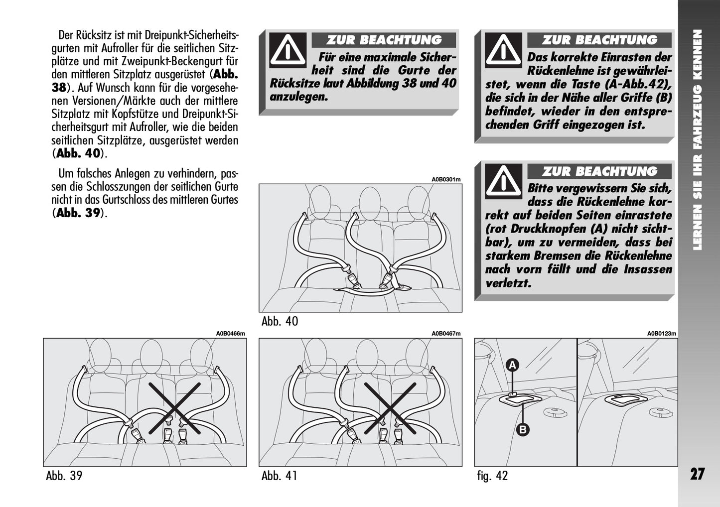 2004-2008 Alfa Romeo 156 GTA Owner's Manual | German