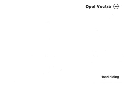 2002-2005 Opel Vectra Manuel du propriétaire | Néerlandais