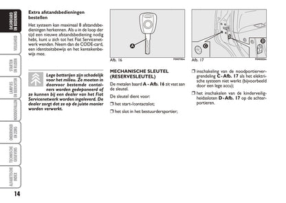 2005-2006 Fiat Idea Owner's Manual | Dutch