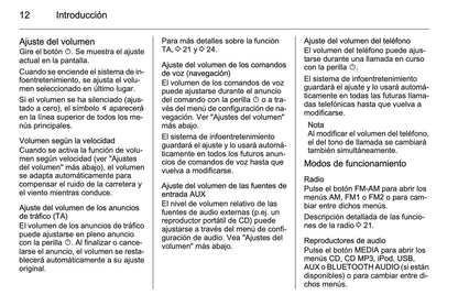 Opel Antara Manual de infoentretenimiento 2011 - 2015