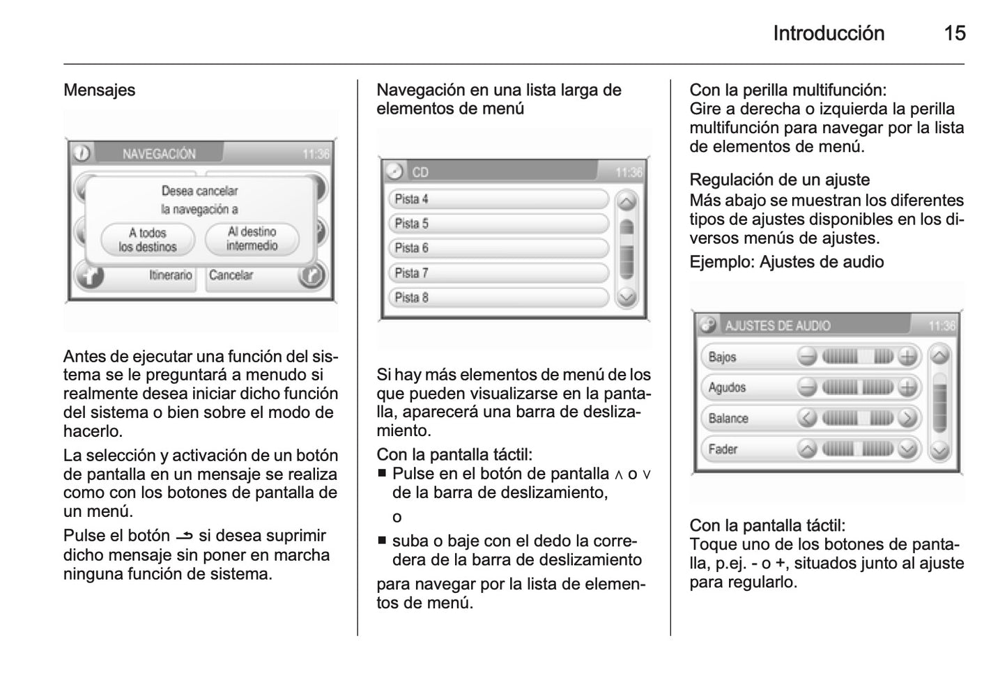 Opel Antara Manual de infoentretenimiento 2011 - 2015