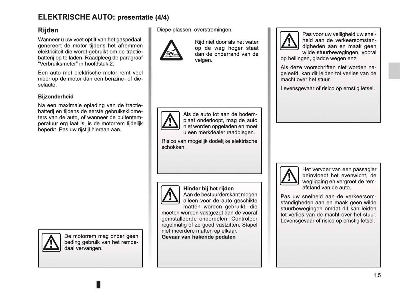 2012-2013 Renault Twizy Z.E. Owner's Manual | Dutch