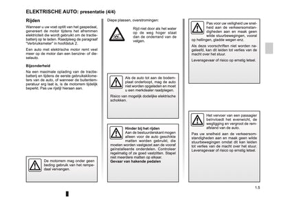 2012-2013 Renault Twizy Z.E. Owner's Manual | Dutch