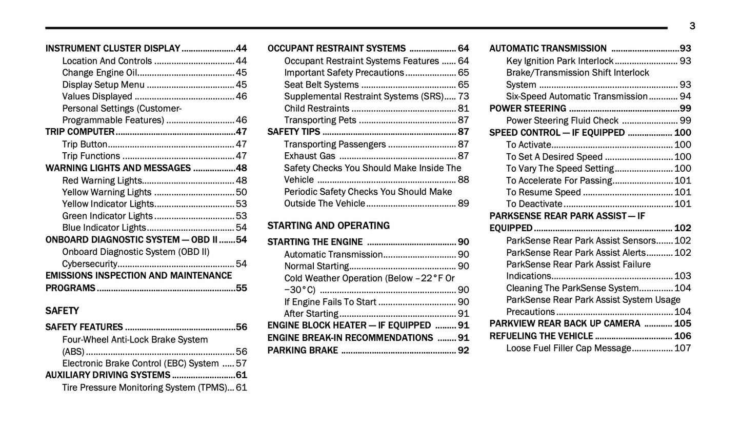 2020 Ram ProMaster 1500/ProMaster 2500/ProMaster 3500 Owner's Manual | English