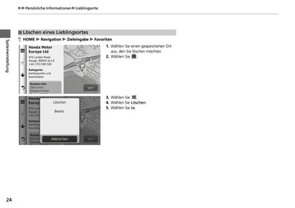 Honda CR-V Navi Bedienungsanleitung 2015 - 2018