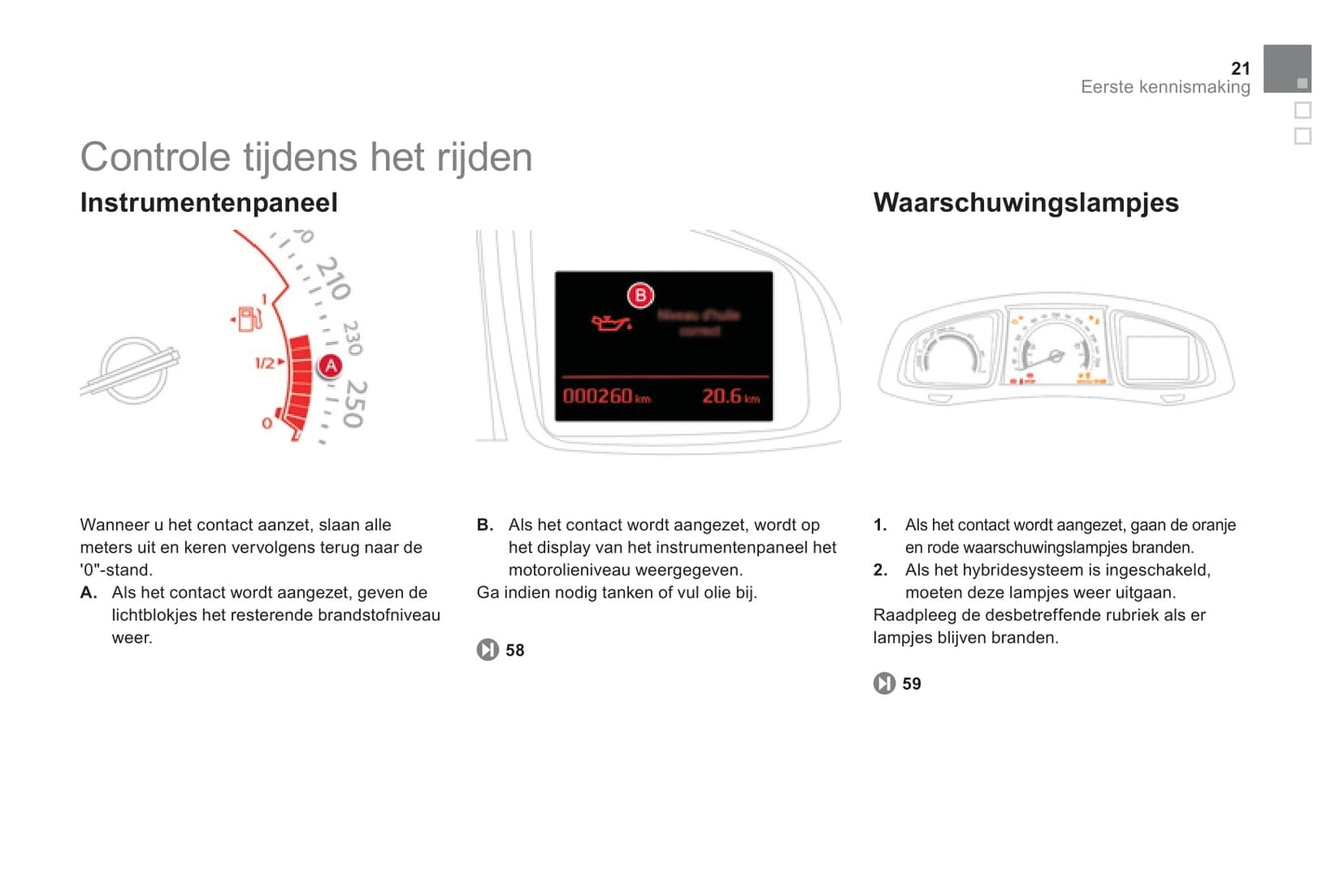 2013 Citroën DS5 HYbrid4/DS 5 HYbrid4 Owner's Manual | Dutch