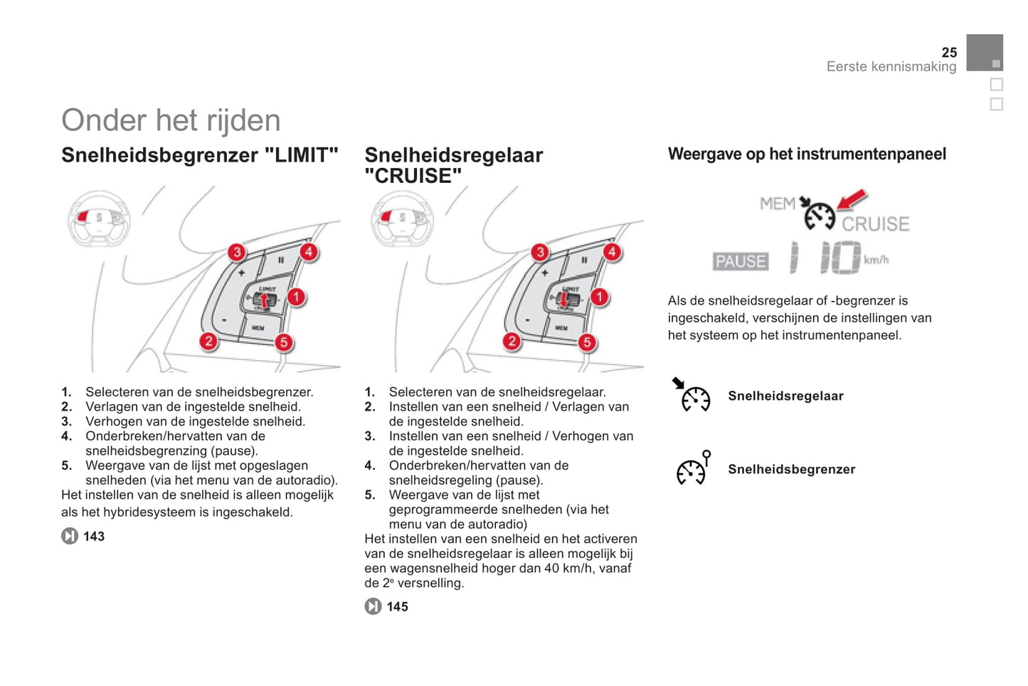 2013 Citroën DS5 HYbrid4/DS 5 HYbrid4 Owner's Manual | Dutch