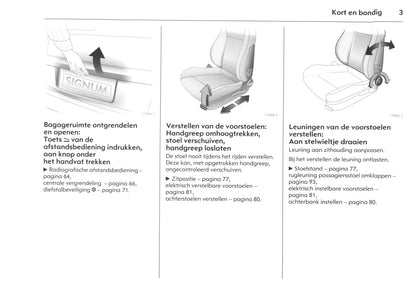 2003-2008 Opel Signum Owner's Manual | Dutch