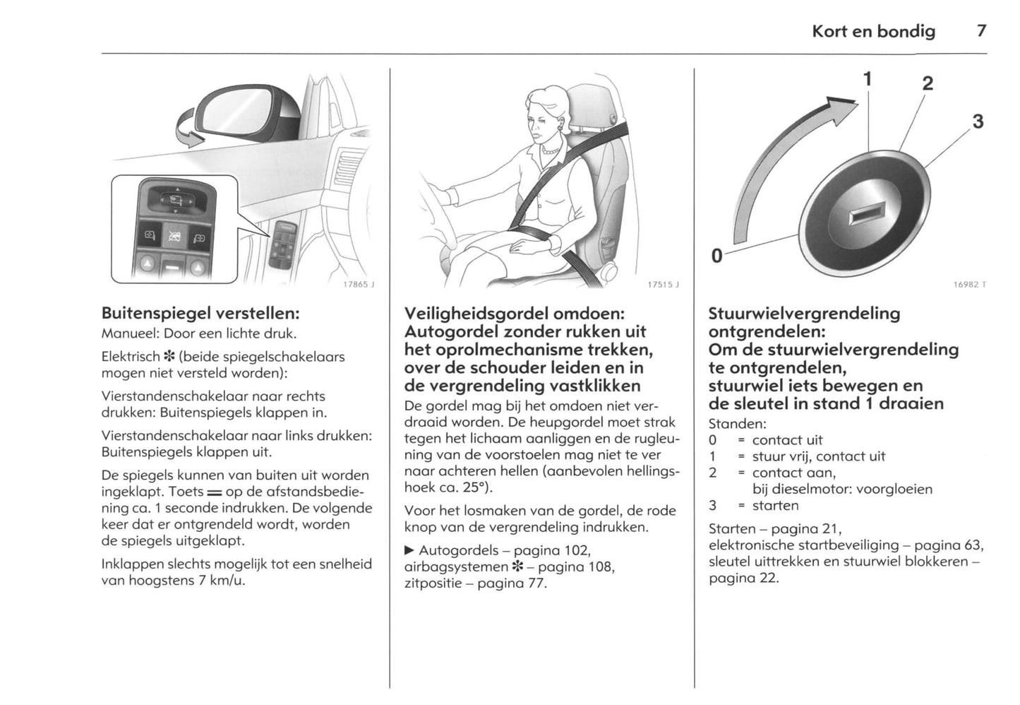 2003-2008 Opel Signum Owner's Manual | Dutch