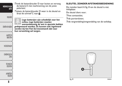 2013-2014 Fiat Ducato Owner's Manual | Dutch