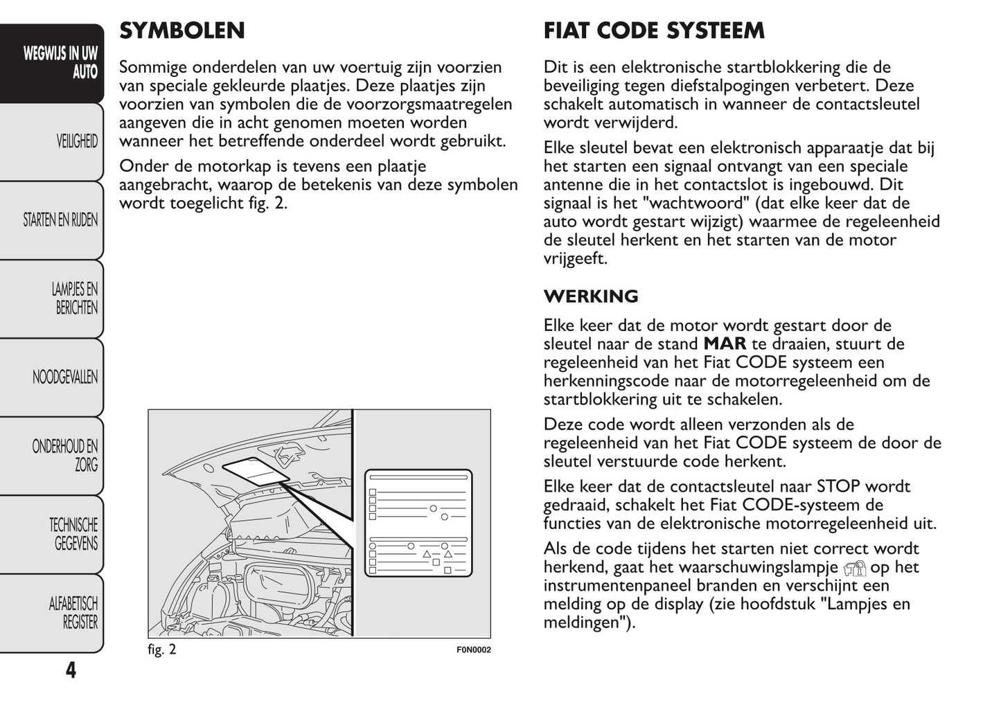 2013-2014 Fiat Ducato Owner's Manual | Dutch