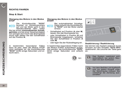 2012-2013 Peugeot 3008 Owner's Manual | German