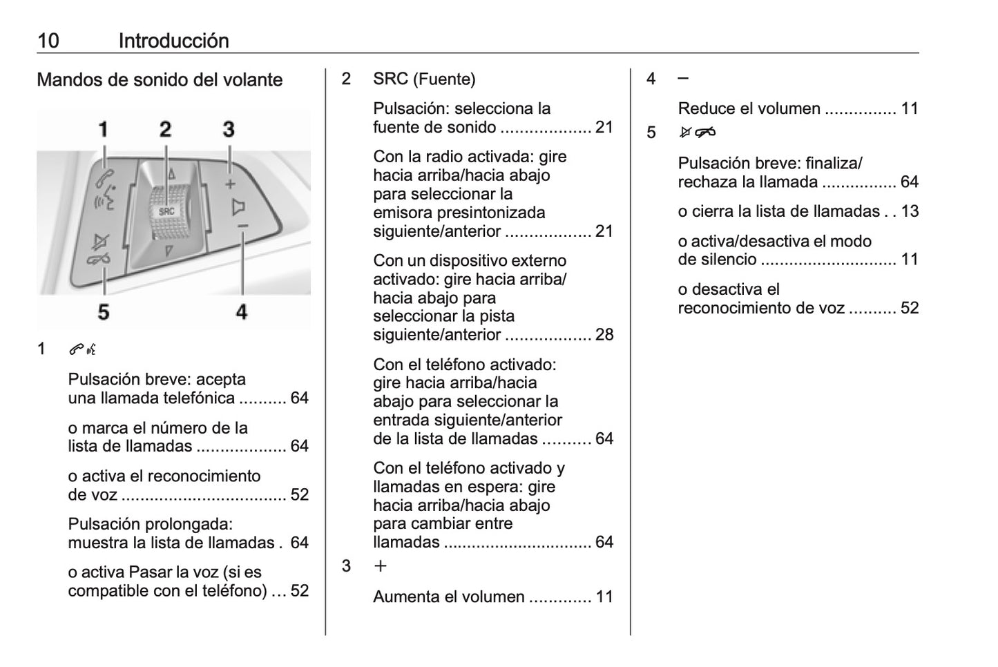 Opel Zafira Manual de infoentretenimiento 2016 - 2019