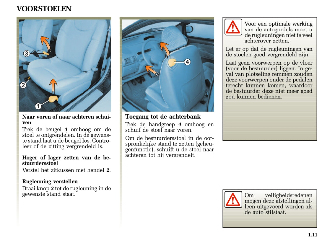 2005-2006 Renault Twingo Owner's Manual | Dutch