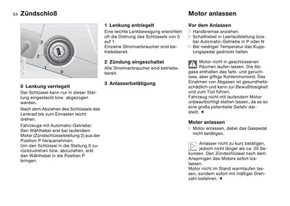 1996-2002 BMW Z3 Manuel du propriétaire | Allemand