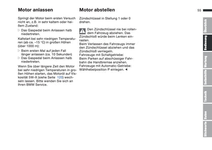 1996-2002 BMW Z3 Manuel du propriétaire | Allemand