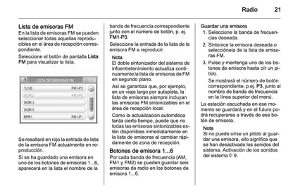 Opel Zafira Manual de infoentretenimiento 2008 - 2011