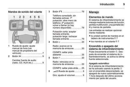 Opel Zafira Manual de infoentretenimiento 2008 - 2011