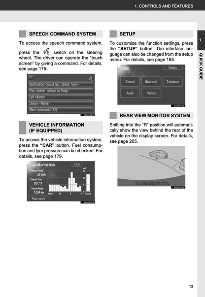 Toyota Touch & Go (plus) User Guide