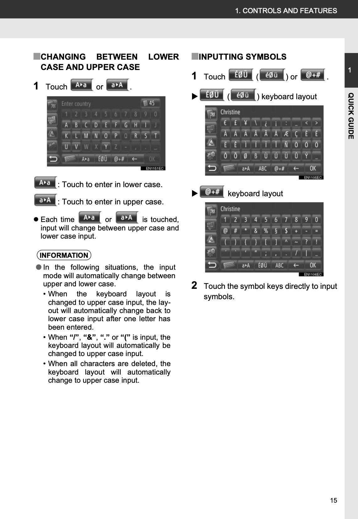 Toyota Touch & Go (plus) User Guide