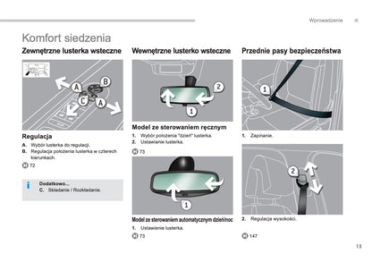 2013-2014 Peugeot 3008 HYbrid4 Manuel du propriétaire | Polonais