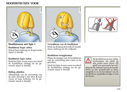 2003-2005 Renault Mégane Manuel du propriétaire | Néerlandais